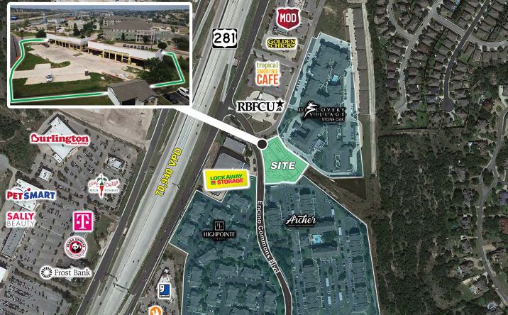 Pictures of Retail, Office, Land property located at 21702 Encino Commons, San Antonio, TX 78259 for lease - image #1