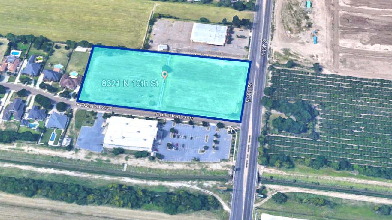 8321 N 10th St, McAllen, TX 78504 Land for Lease 8321 N 10th
