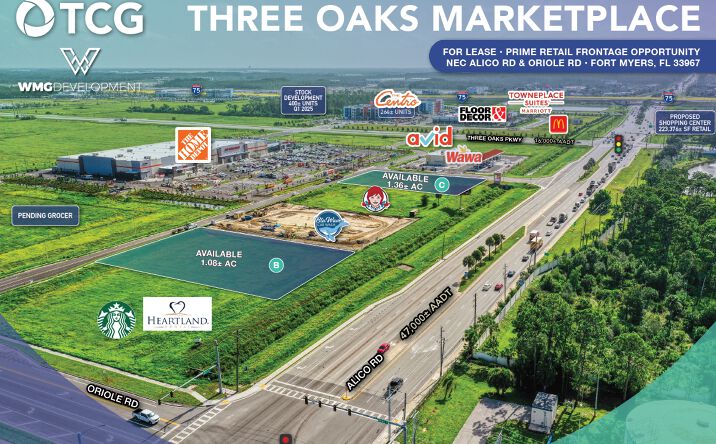 Pictures of Retail property located at NEC Alico Rd & Oriole Rd, Fort Myers, FL 33912 for lease - image #1