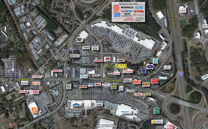 Pictures of Retail, Land property located at 1306 N Main St, Summerville, SC 29483 for lease - image #1