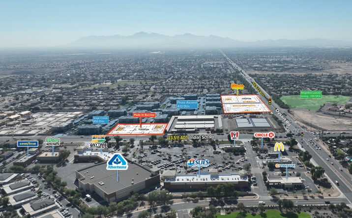 Pictures of Retail, Land property located at SEC Indian School & Dysart Rd, Avondale, AZ 85392 for lease - image #1
