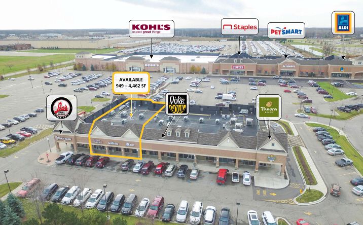 Pictures of Retail property located at 6160-6300 S. Saginaw Road & 6303-6333 Dort Highway, Grand Blanc, MI 49439 for lease - image #1