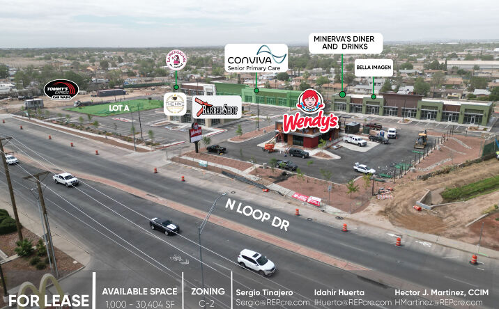Pictures of Retail, Office, Restaurant property located at 8100 N Loop Dr, El Paso, TX 79907 for lease - image #1