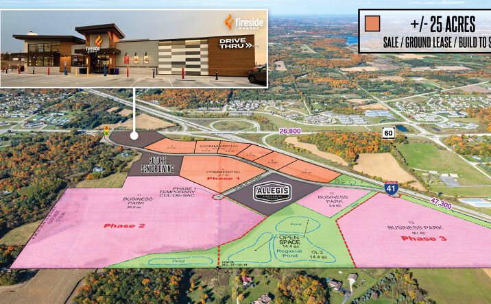 Pictures of Retail, Land property located at SWQ of I-41 and State Rd 60, Slinger, WI 53086 for lease - image #1