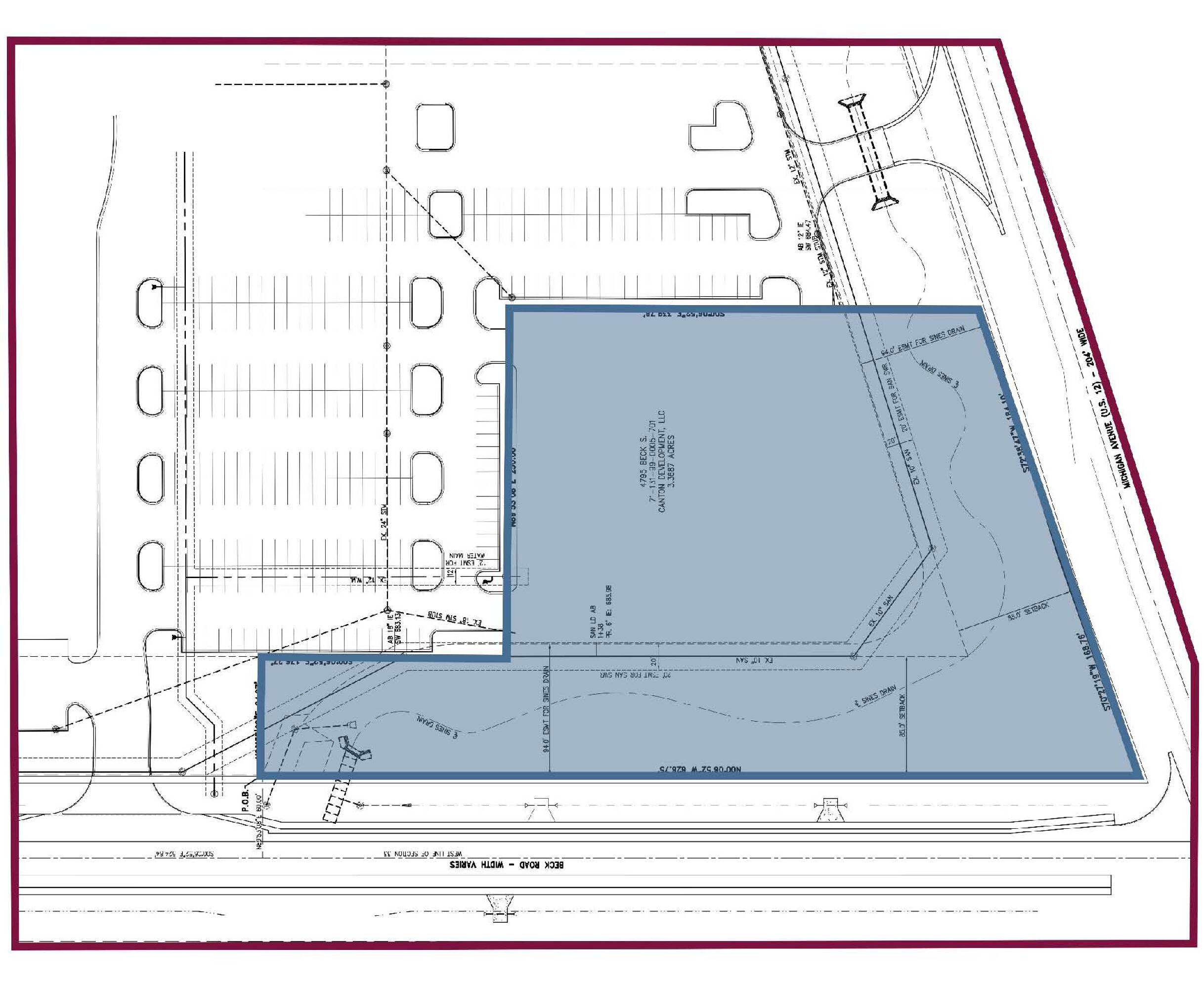 NEC Michigan Ave & Beck Rd, Canton, MI 48188