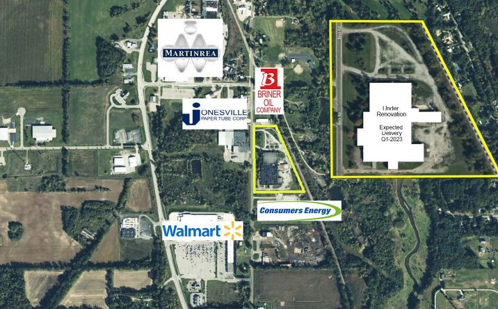 Pictures of Industrial property located at 651 Beck St, Jonesville, MI 49250 for lease - image #1