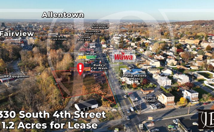 Pictures of Land property located at 1330 S 4th St, Allentown, PA 18103 for lease - image #1