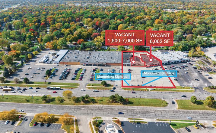 Pictures of Retail property located at 37601-37569 S Gratiot Avenue, Clinton Township, MI 48036 for lease - image #1