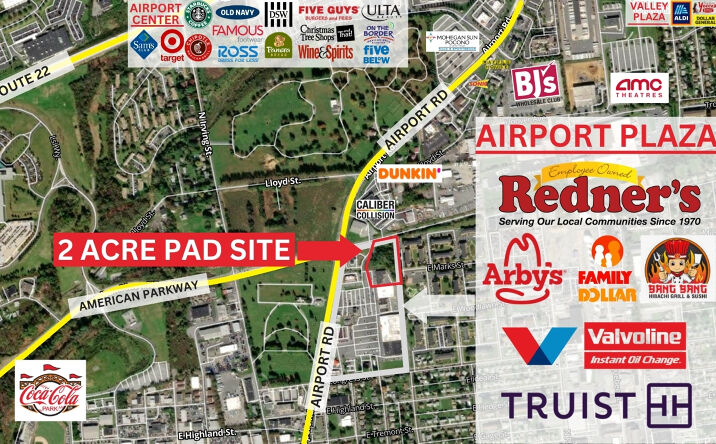 Pictures of Retail property located at 1231 Airport Rd, Allentown, PA 18109 for lease - image #1
