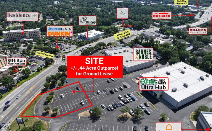 Pictures of Land property located at 1200 Airport Blvd, Pensacola, FL 32504 for lease - image #1