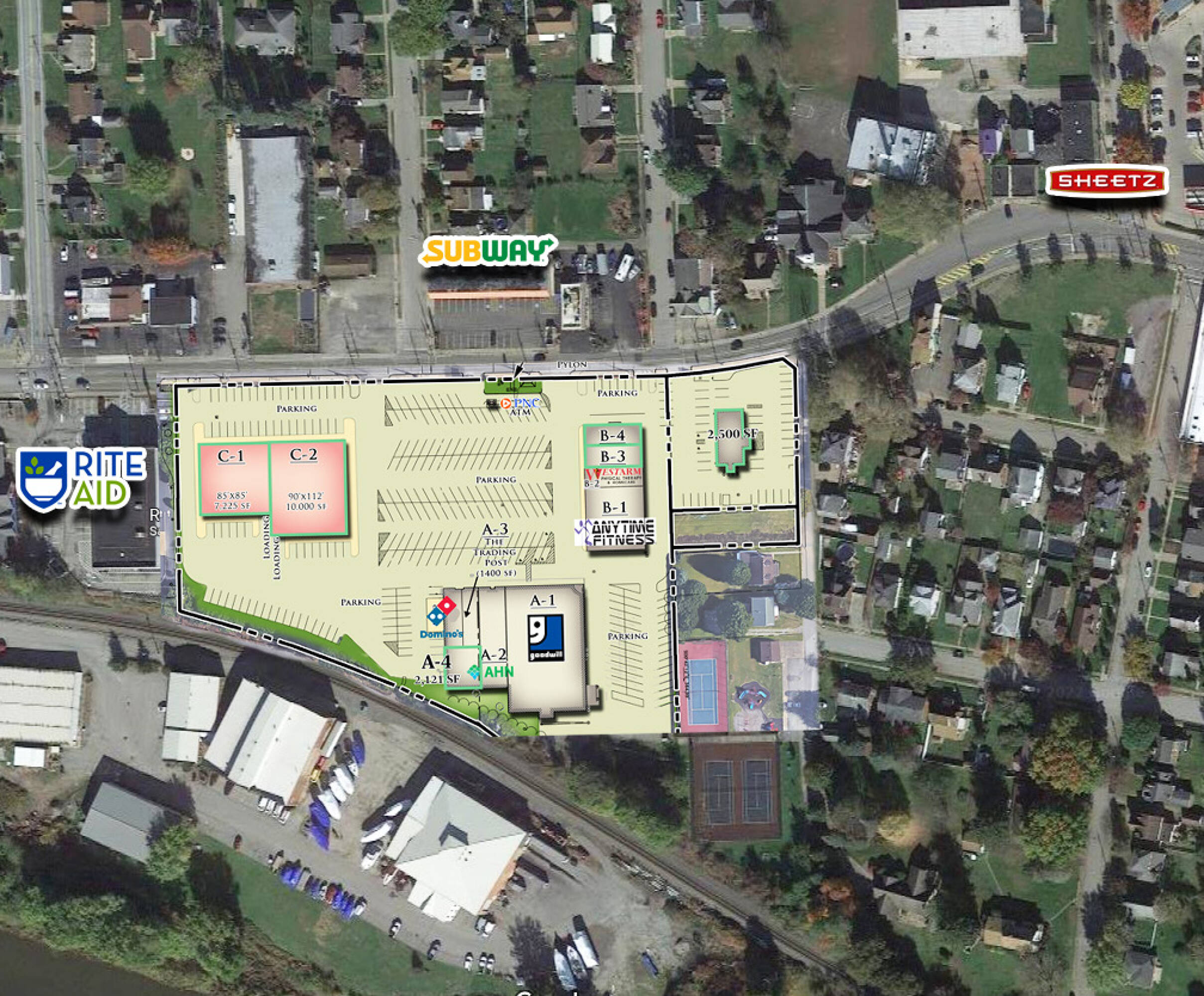 1210 1322 Pittsburgh Street, Cheswick, PA 15024 Retail Space for