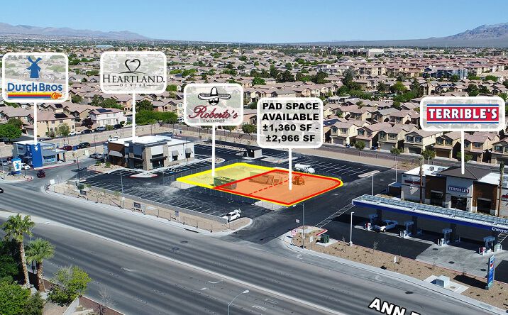 Pictures of Retail, Restaurant property located at W/NWC Ann Rd and Valley Dr, North Las Vegas, NV 89031 for lease - image #1