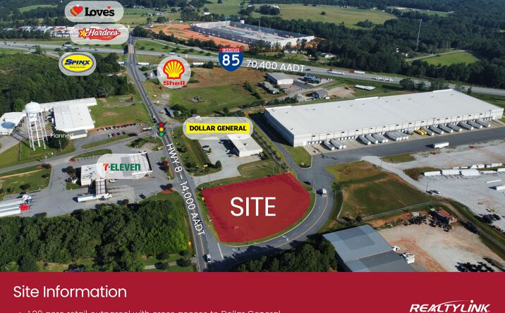 Pictures of Retail, Land property located at 1640 Easley Hwy, Pelzer, SC 29669 for lease - image #1