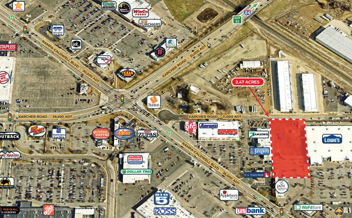 Pictures of Retail, Land, Restaurant property located at Caldwell Blvd, Nampa, ID 83651 for lease - image #1