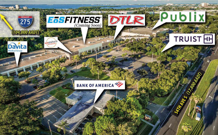 Pictures of Retail property located at 2810 54th Ave S, St. Petersburg, FL 33712 for lease - image #1