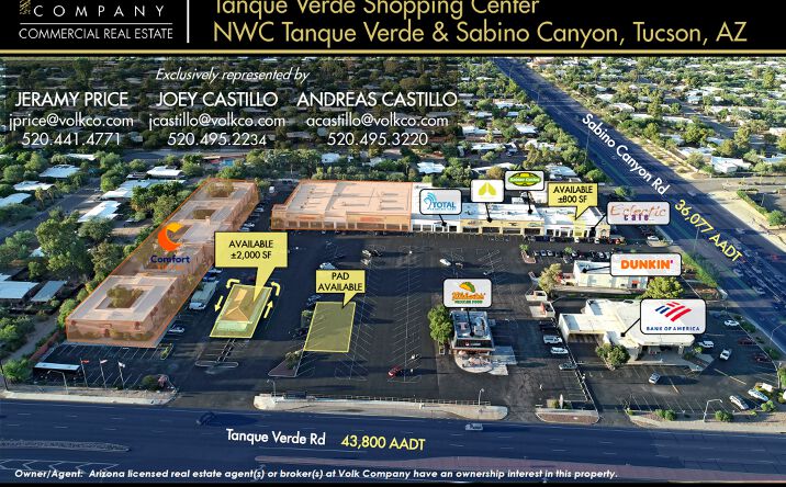 Pictures of Retail property located at NWC Tanque Verde & Sabino Canyon, Tucson, AZ 85715 for lease - image #1