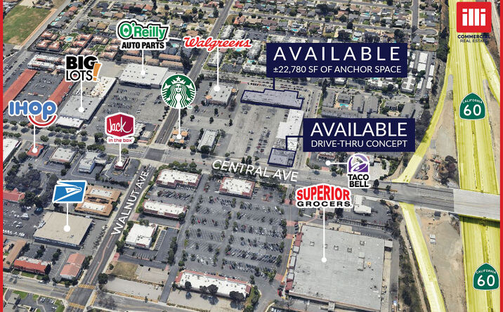 Pictures of Retail property located at 12400-12490 Central Ave, Chino, CA 91710 for lease - image #1