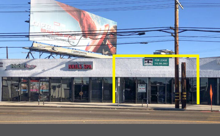 Pictures of Retail property located at 2494 Lincoln Blvd, Los Angeles, CA 90291 for lease - image #1