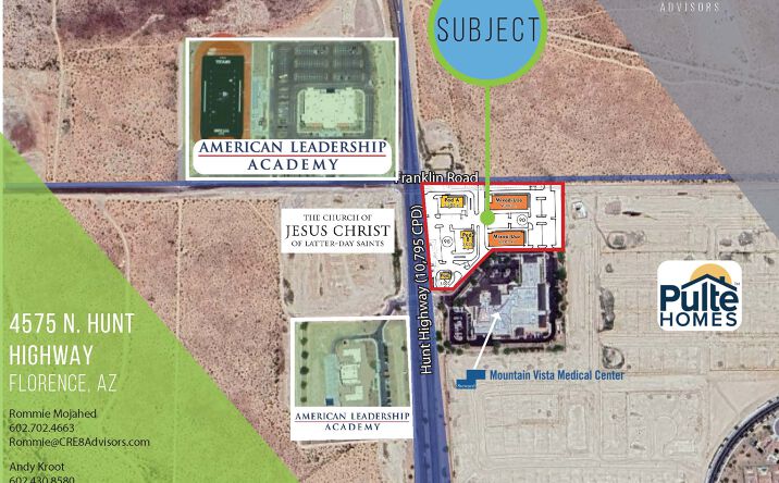 Pictures of Land property located at 4575 E Hunt Hwy, San Tan Valley, AZ 85143 for lease - image #1