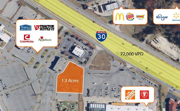 Pictures of Retail, Land, Restaurant property located at 17310 I-30, Benton, AR 72019 for lease - image #1