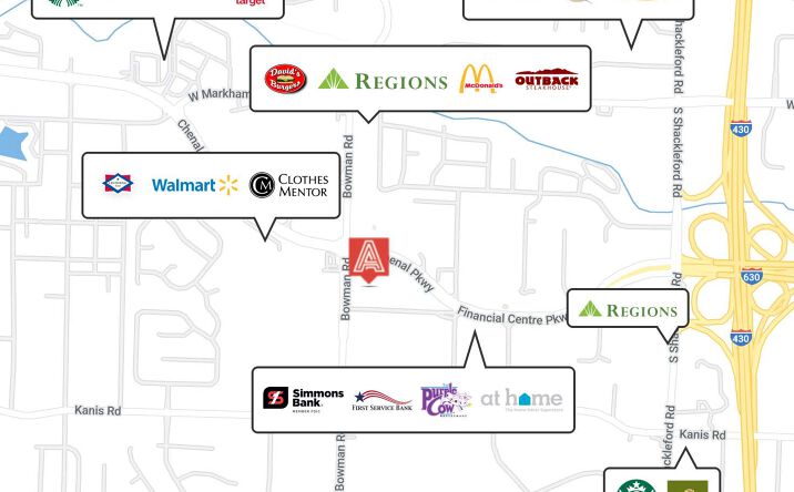 Pictures of Retail, Land, Restaurant property located at 11801 Chenal Pkwy, Little Rock, AR 72211 for lease - image #1