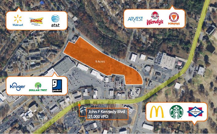 Pictures of Land property located at 6929 John F Kennedy Blvd, North Little Rock, AR 72116 for lease - image #1
