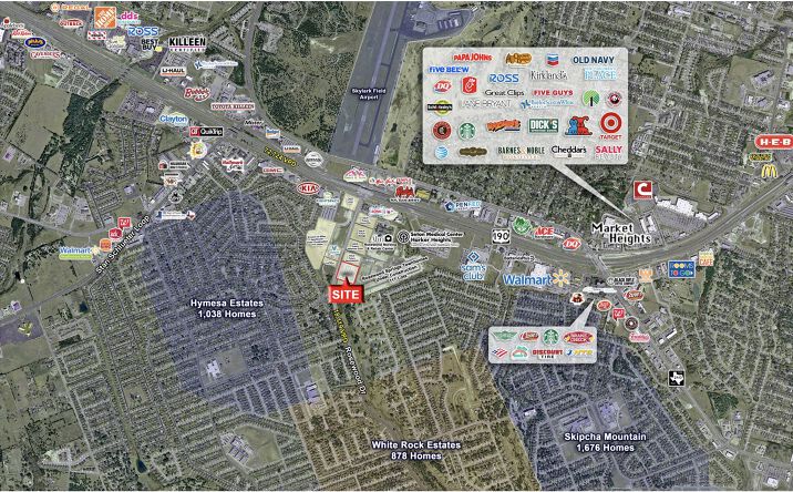 Pictures of Retail property located at 4136 & 4354 Rosewood Dr, Killeen, TX 76542 for lease - image #1