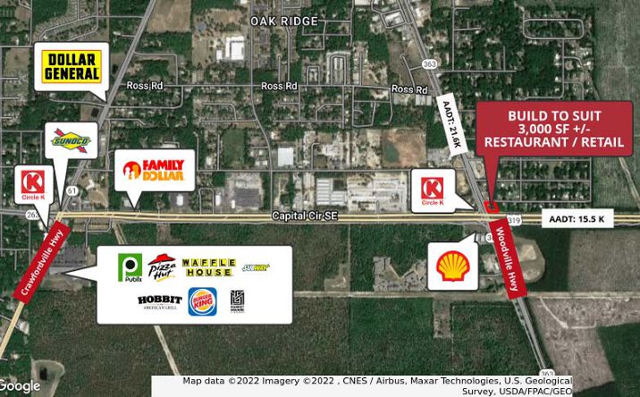 Pictures of Retail property located at 4595 Woodville Hwy, Tallahassee, FL 32305 for lease - image #1