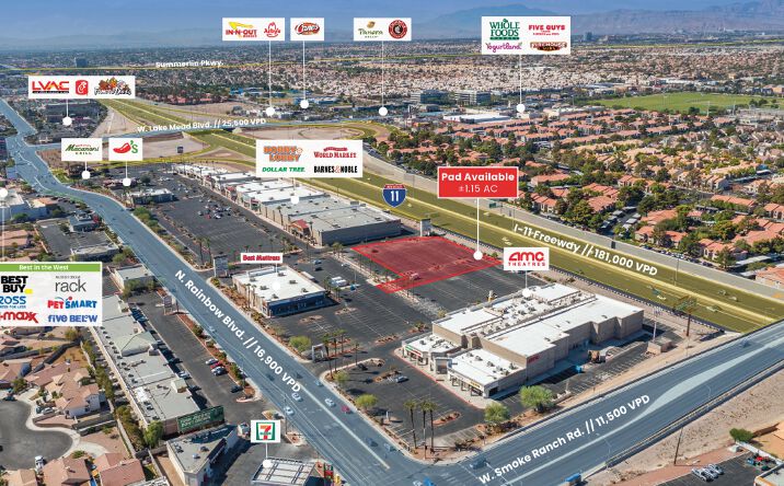 Pictures of Retail property located at 2341 N Rainbow Blvd, Las Vegas, NV 89108 for lease - image #1