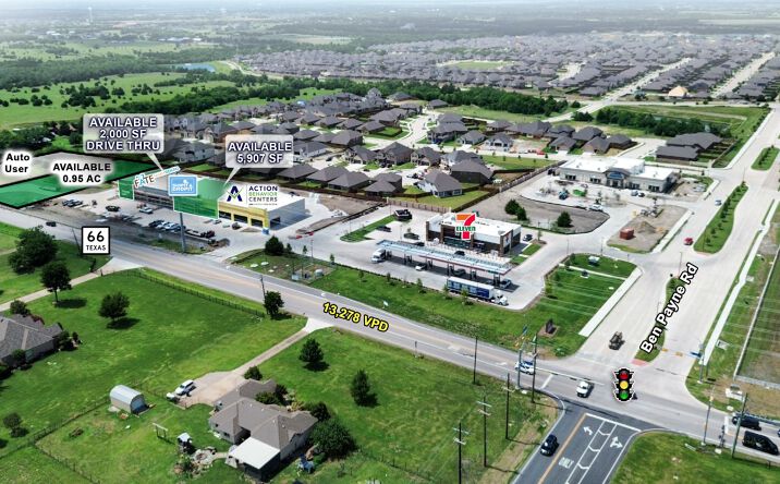 Pictures of Retail, Land property located at NWQ Of Hwy 66 & Ben Payne Road 1202, Fate, TX 75087 for lease - image #1