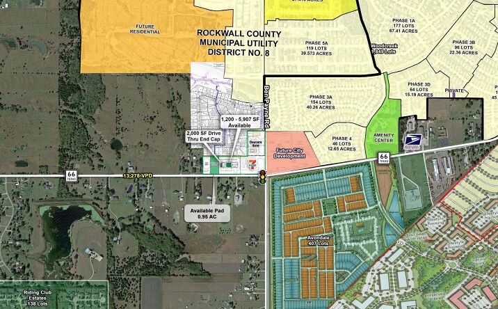 Pictures of Retail, Land property located at NWQ Of Hwy 66 & Ben Payne Road 1202, Fate, TX 75087 for lease - image #1