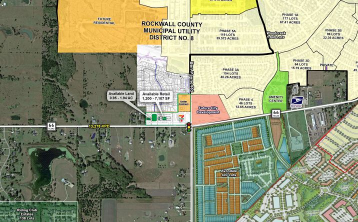 Pictures of Retail, Land property located at NWQ Of Hwy 66 & Ben Payne Road 1202, Fate, TX 75087 for lease - image #1