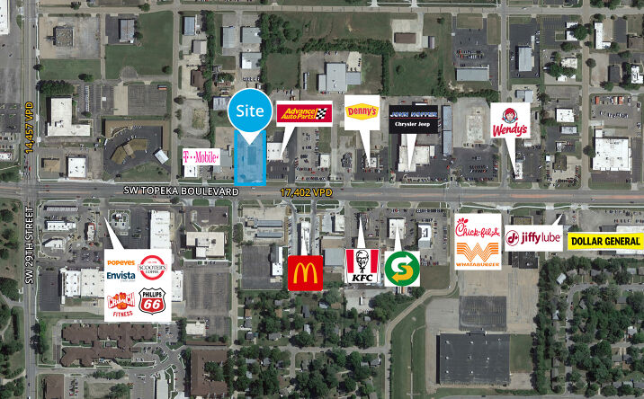 Pictures of Retail property located at 3110 SW Topeka Blvd, Topeka, KS 66611 for lease - image #1
