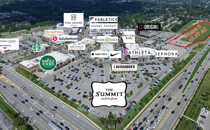 Pictures of Retail, Land property located at Nicholasville Rd & Man O' War Blvd, Lexington, KY 40515 for lease - image #1