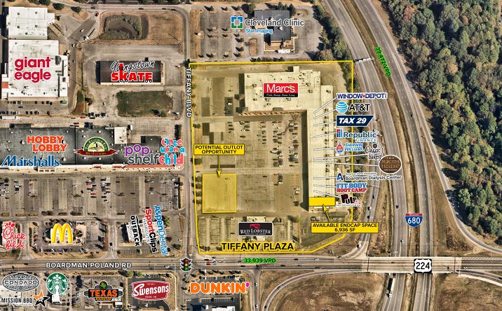 Pictures of Retail property located at 7121 Tiffany Blvd, Youngstown, OH 44514 for lease - image #1