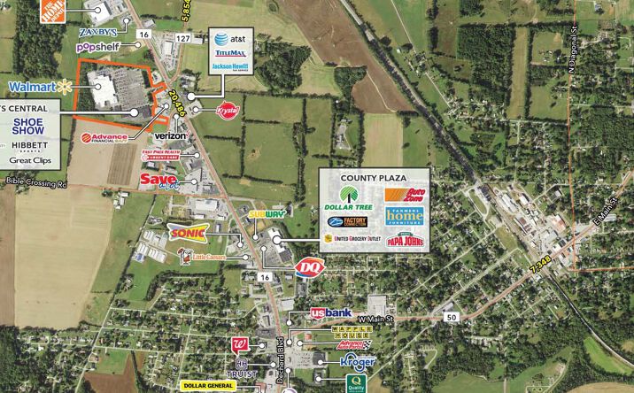 Pictures of Retail property located at 2675 Decherd Blvd, Winchester, TN 37398 for lease - image #1