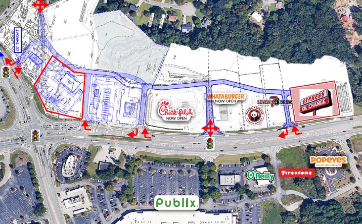 Pictures of Retail property located at Winder Hwy & Atlanta Hwy, Oakwood, GA 30507 for lease - image #1
