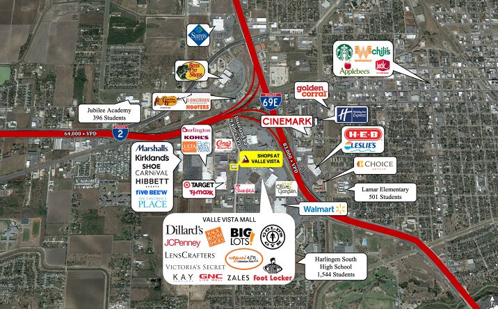 Pictures of Retail property located at 902 Dixieland Rd, Harlingen, TX 78552 for lease - image #1