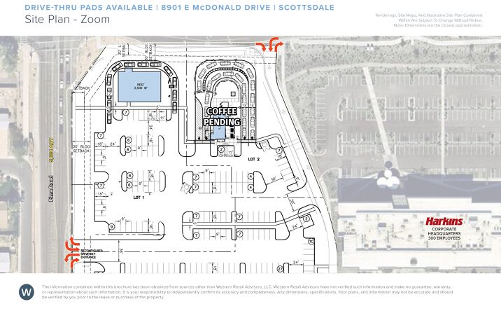 Pictures of Retail, Office, Restaurant property located at 8901 E McDonald Dr, Scottsdale, AZ 85250 for lease - image #1
