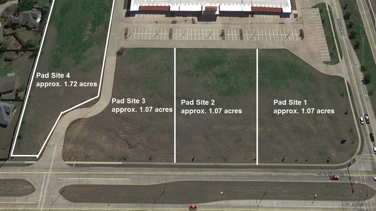 6101 S Collins St, Arlington, TX 76018 Land for Lease Arlington