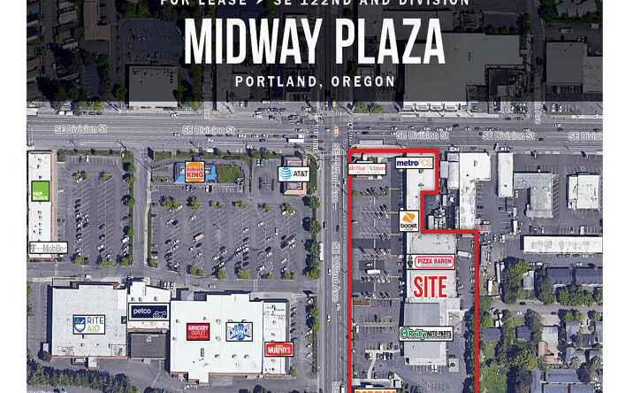 Pictures of Retail property located at SE 122nd Avenue & Division Street, Portland, OR 97035 for lease - image #1