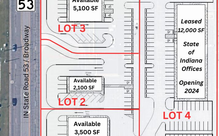 Pictures of Retail, Office, Restaurant property located at 7905 Broadway, Merrillville, IN 46410 for lease - image #1