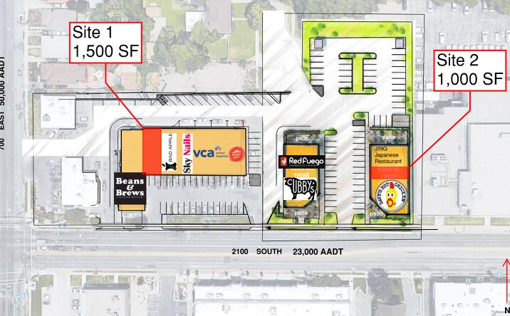 Pictures of Retail, Restaurant property located at 753 E 2100 S, Salt Lake City, UT 84106 for lease - image #1