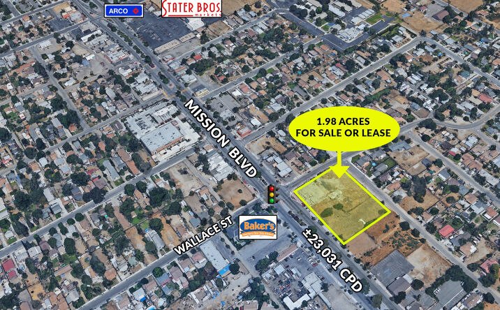 Pictures of Land property located at 5393 Mission Blvd, Riverside, CA 92509 for lease - image #1