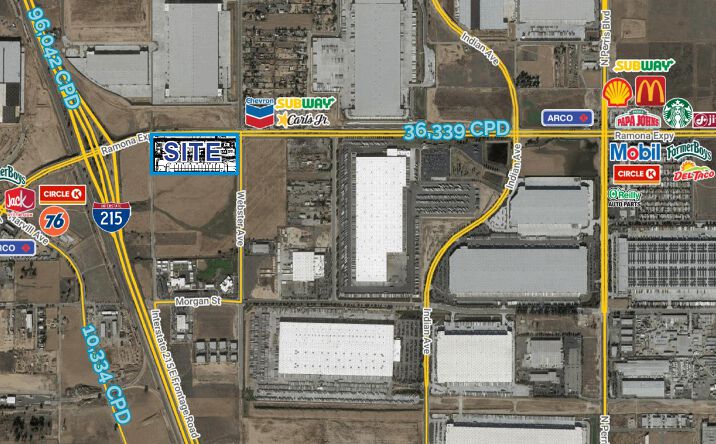 Pictures of Retail, Land property located at SEQ Ramona Expressway & Nevada Rd, Perris, CA 92571 for lease - image #1