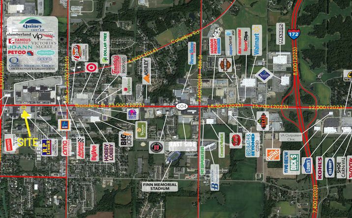 Pictures of Retail, Land property located at 3140 Broadway Street, Quincy, IL 62301 for lease - image #1