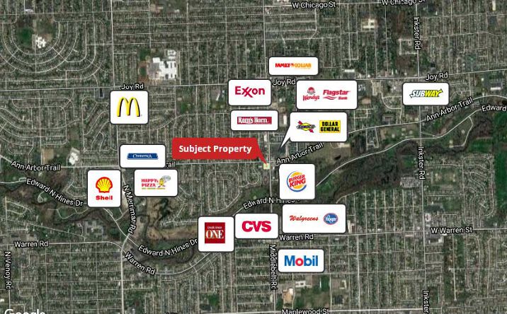 Pictures of Land property located at 7975 North Middlebelt Road, Westland, MI 48185 for lease - image #1