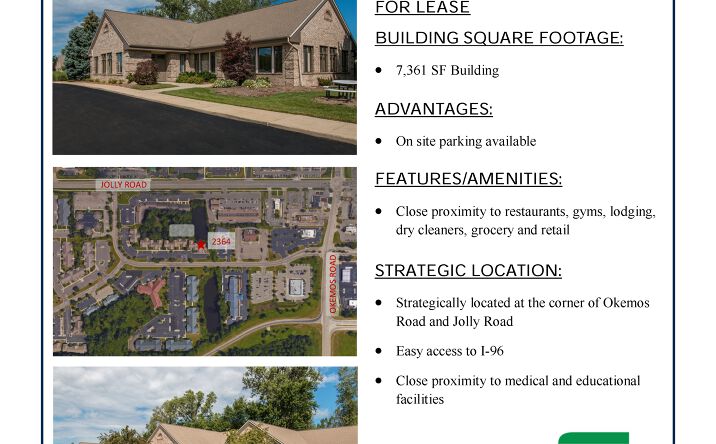 Pictures of Office property located at 2364 Woodlake Circle, Okemos, MI 48864 for lease - image #1