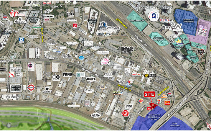 Pictures of Retail property located at 707 N Riverfront Blvd, Dallas, TX 75207 for lease - image #1