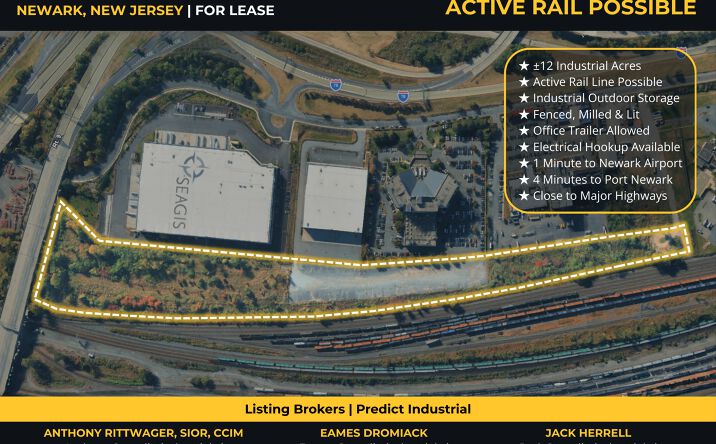 Pictures of Industrial, Land property located at 120 Frontage Rd, Newark, NJ 07114 for lease - image #1